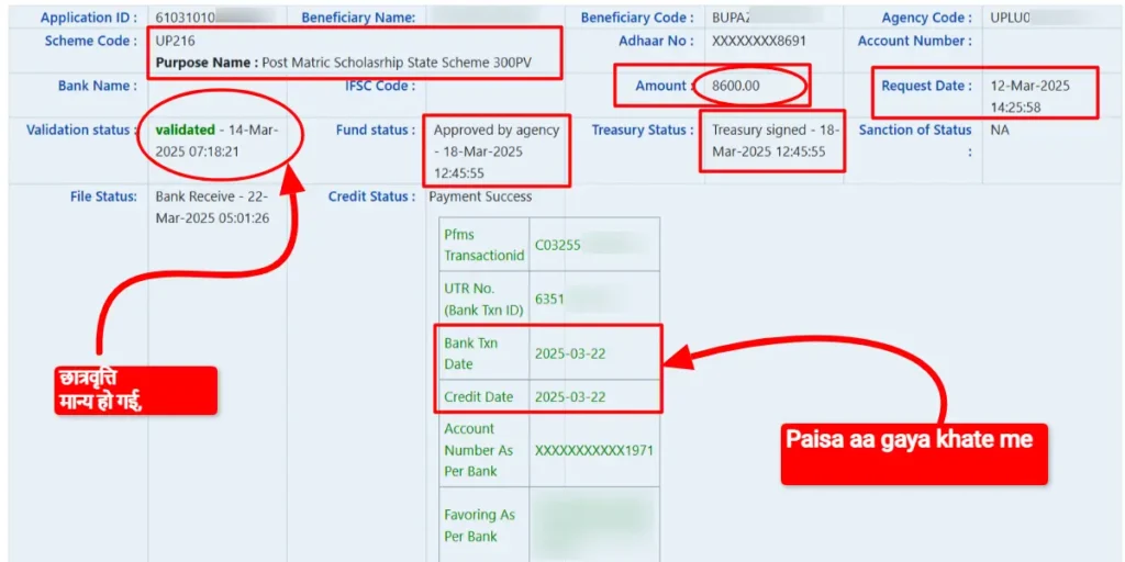 PFMS Validated Payment