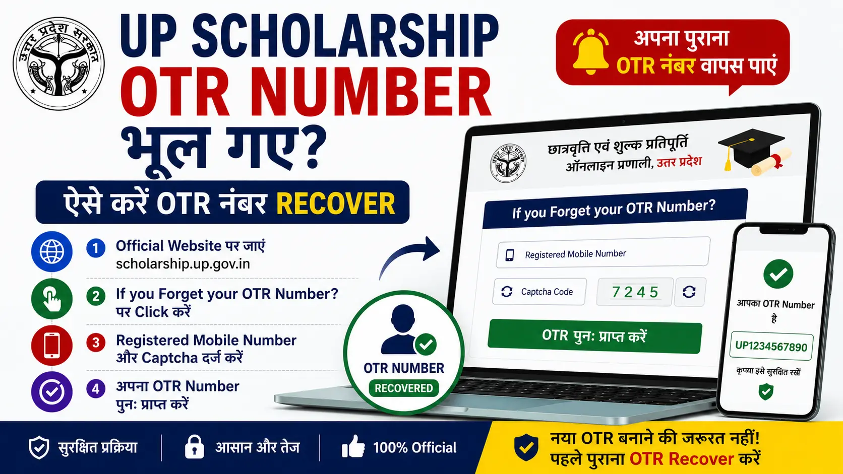UP Scholarship OTR Number Recovery process